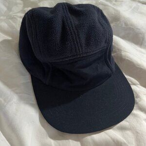 Navy Fleece Gap Hat